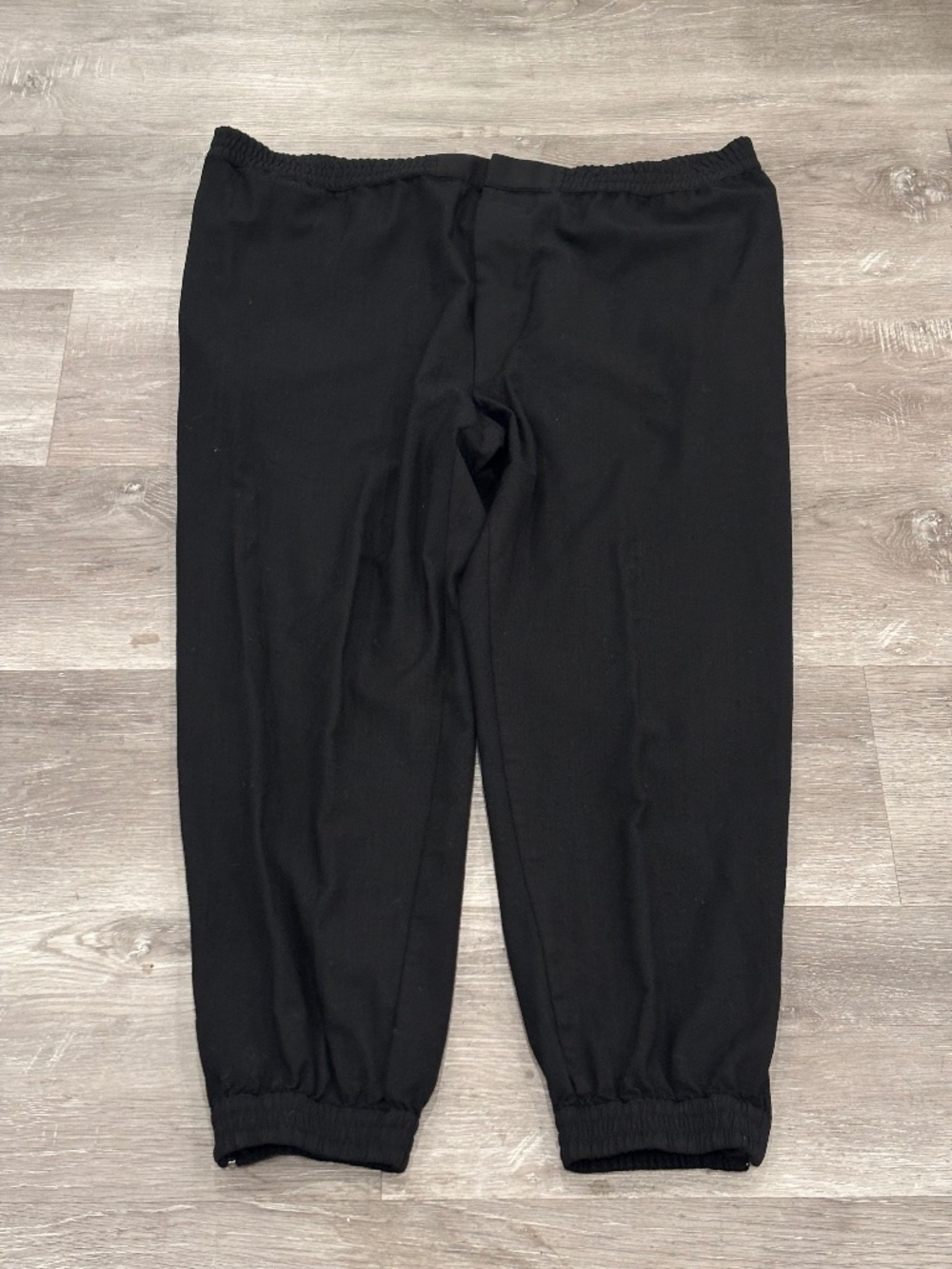 Brioni Ventiquattro 100 Wool Custom Pants Pantalone Zip Ankle Black Italy Men 44